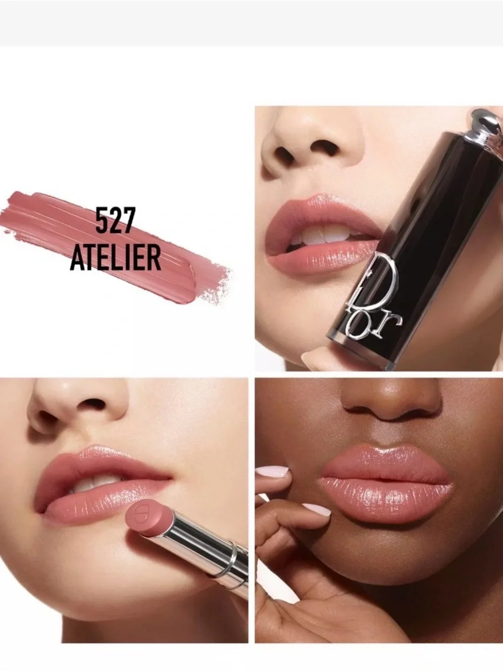 NIB Dior Addict Hydrating Shine Refillable Lipstick Color 527 Atelier